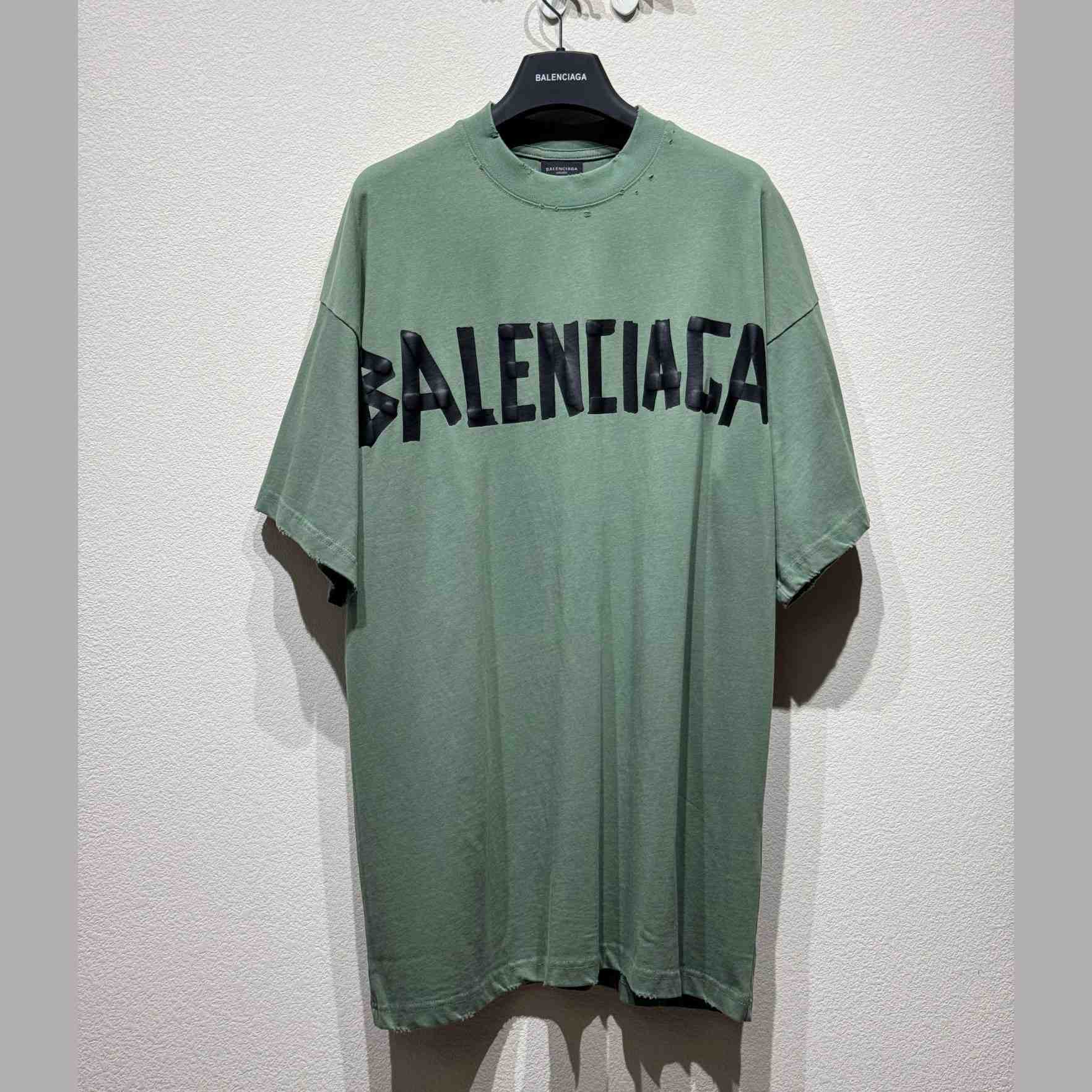 Balenciaga Tape Type T-Shirt Medium Fit  - DesignerGu