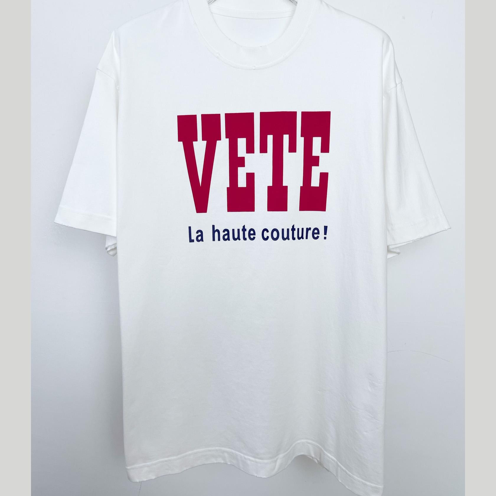 Vetements White 'La Haute Couture' T-Shirt - DesignerGu