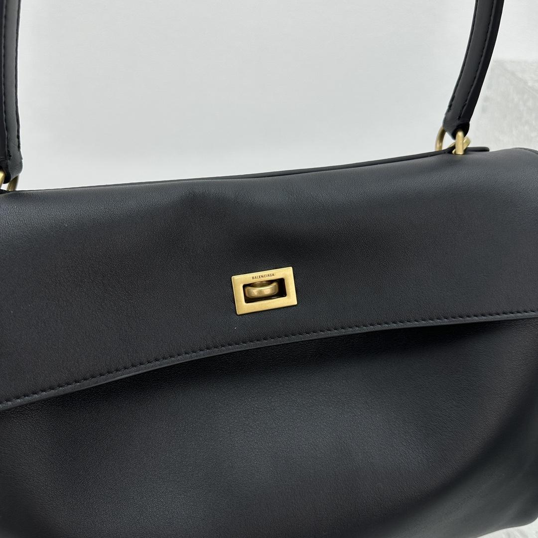 Balenciaga Rodeo Medium Handbag In Black - DesignerGu