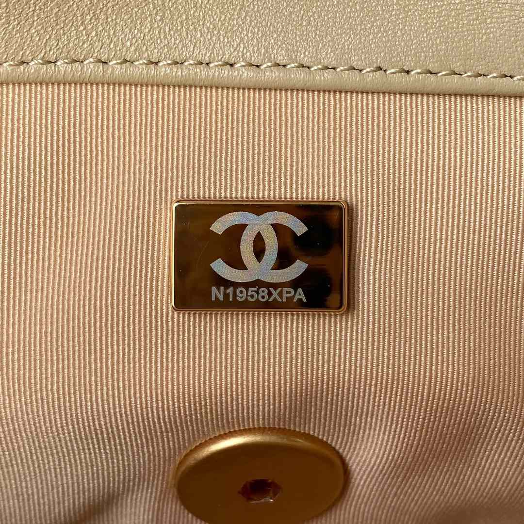 Chanel 19 Handbag Flap Lambskin  26cm - DesignerGu