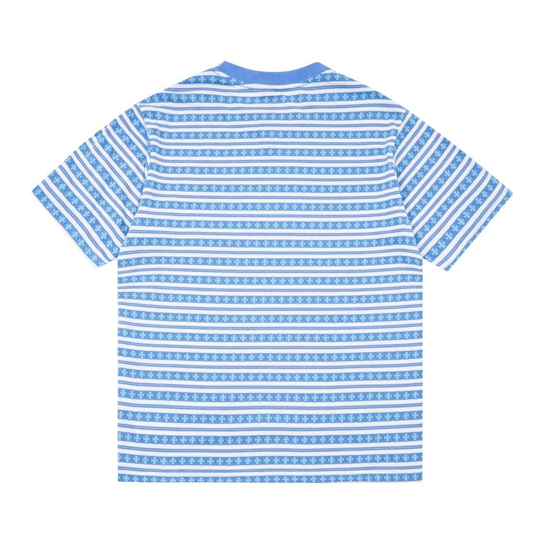 Chrome Heart Stripe Cotton T-shirt - DesignerGu