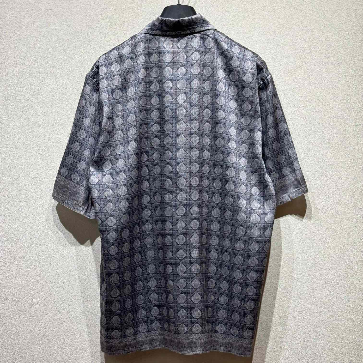 Dior Cannage Short-Sleeved Shirt - DesignerGu