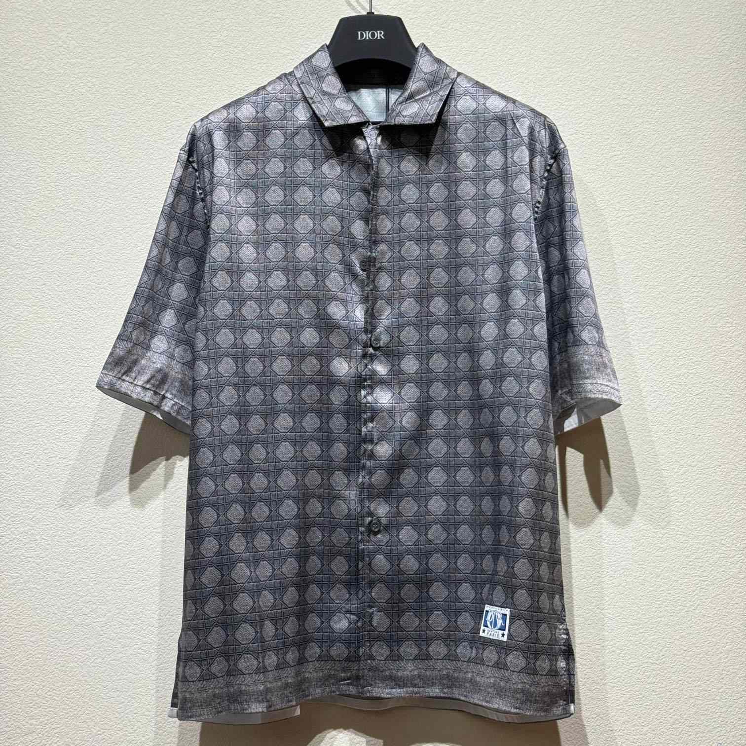 Dior Cannage Short-Sleeved Shirt - DesignerGu