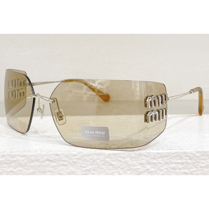 Miu Miu D-frame Gold-tone Sunglasses   SMU54Y - DesignerGu