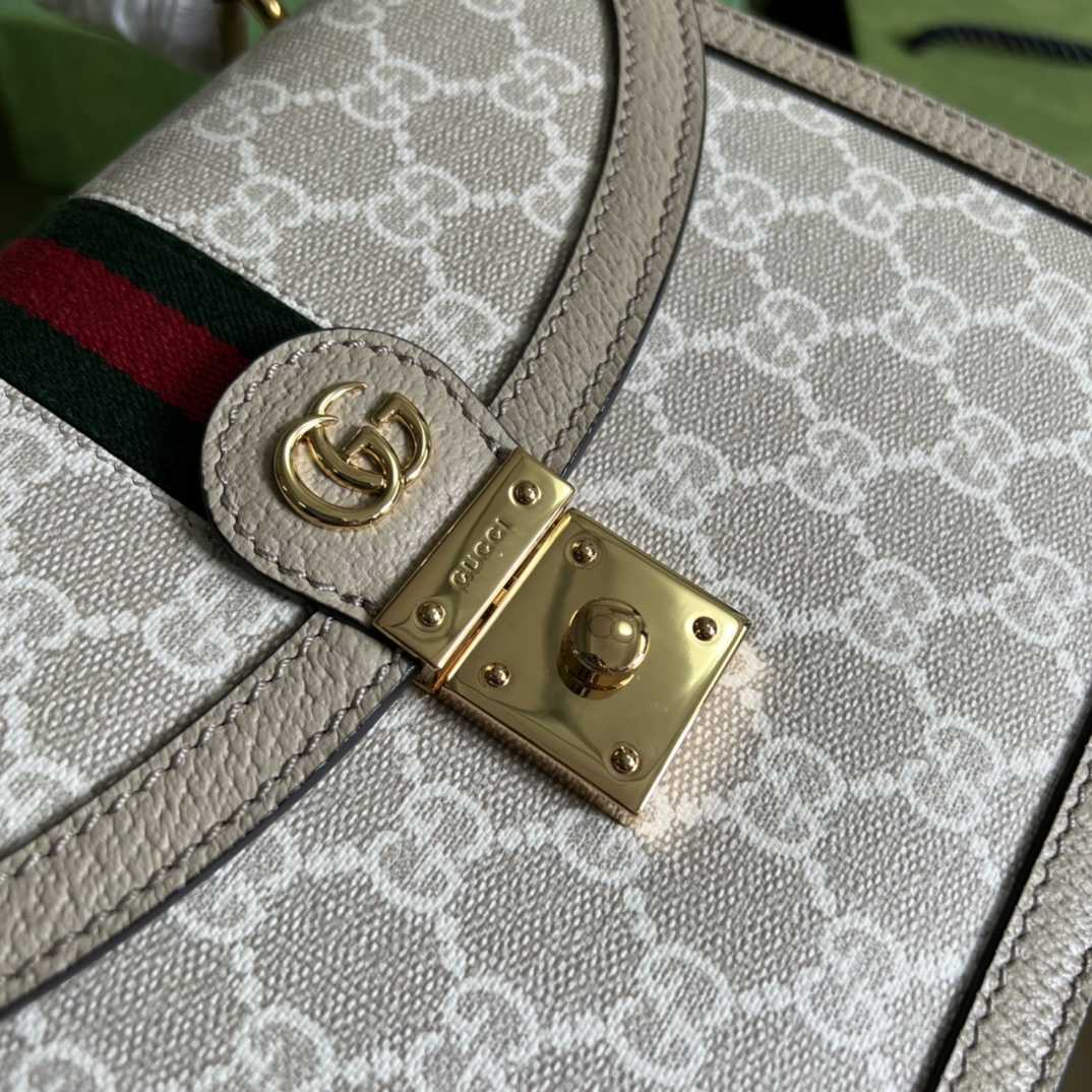 Gucci Ophidia GG Small Top Handle Bag(25-17.5-7cm) - DesignerGu