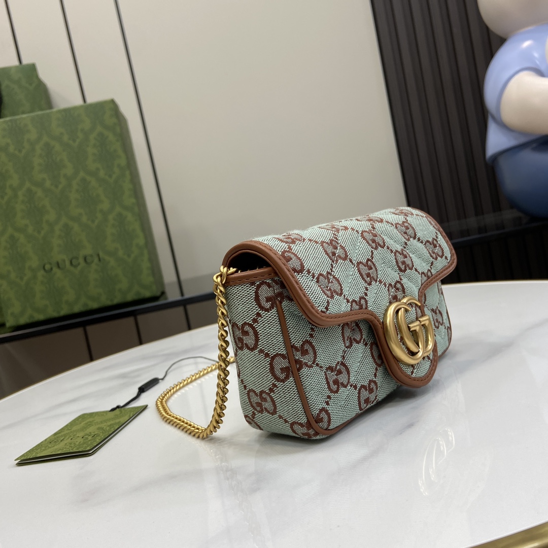 Gucci GG Super Mini Shoulder Bag - DesignerGu