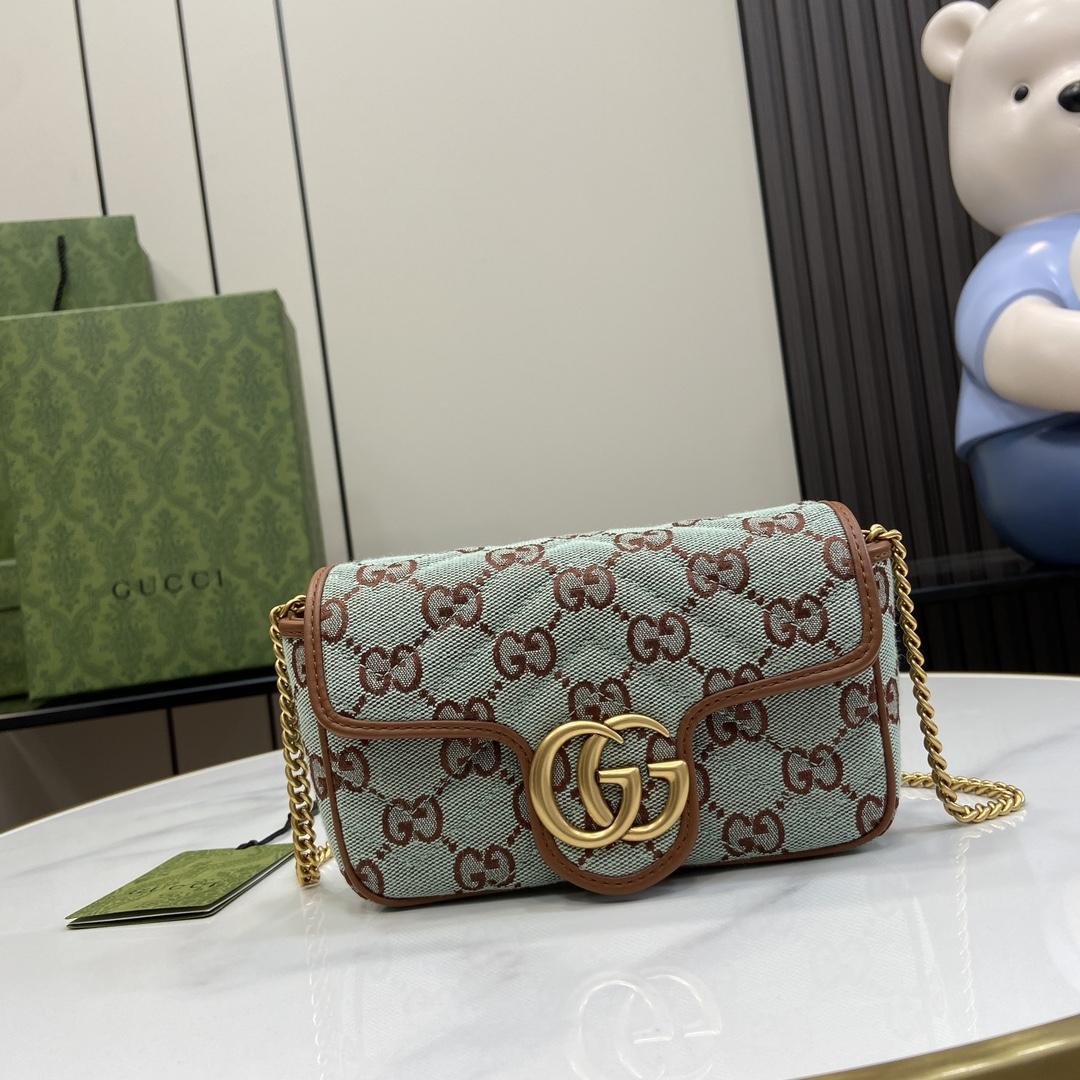 Gucci GG Super Mini Shoulder Bag - DesignerGu