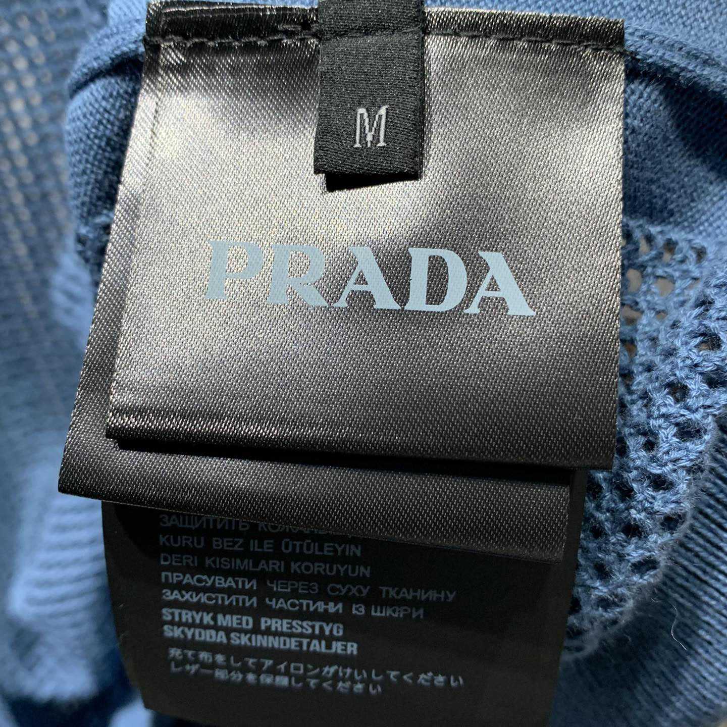 Prada Silk And Cotton Crew-neck Sweater - DesignerGu