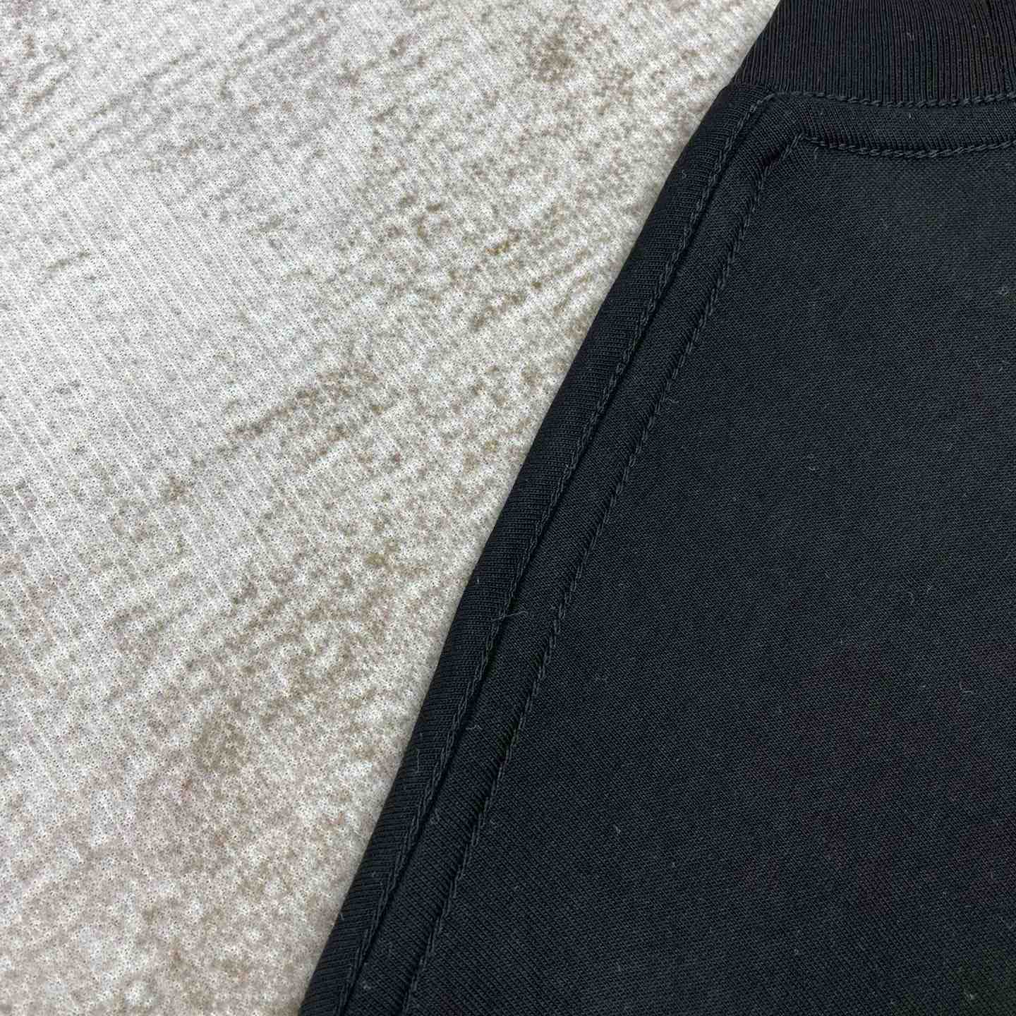 Amiri Cotton Dust-proof Fabric Black T-shirt   x460 - DesignerGu
