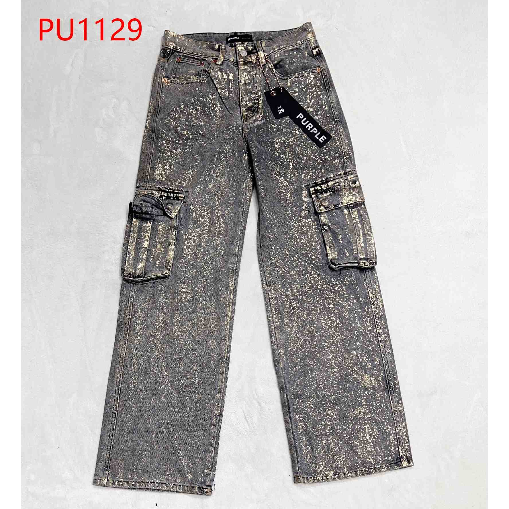 Purple-Brand Jeans   PU1129 - DesignerGu