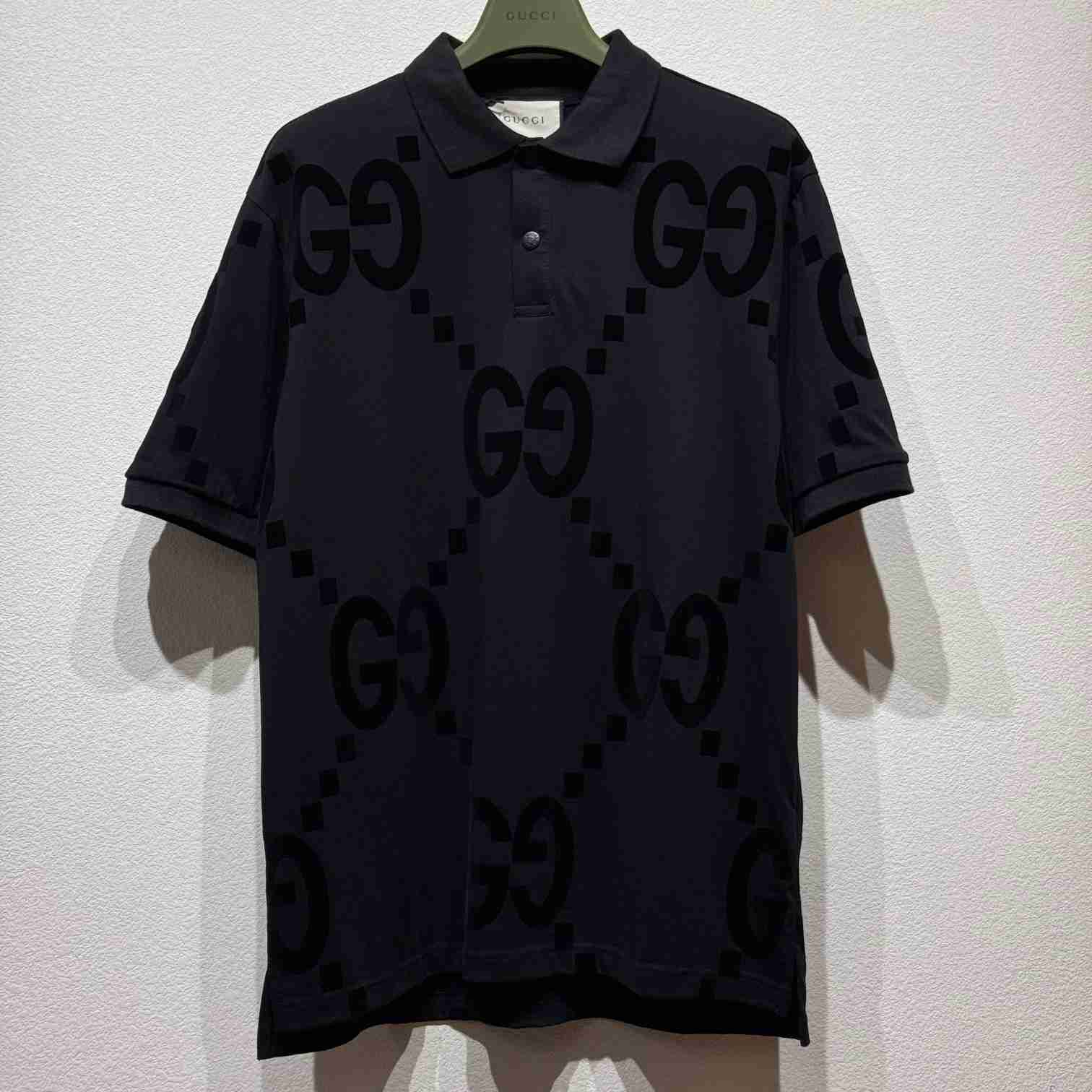 Gucci GG Cotton Polo Shirt - DesignerGu