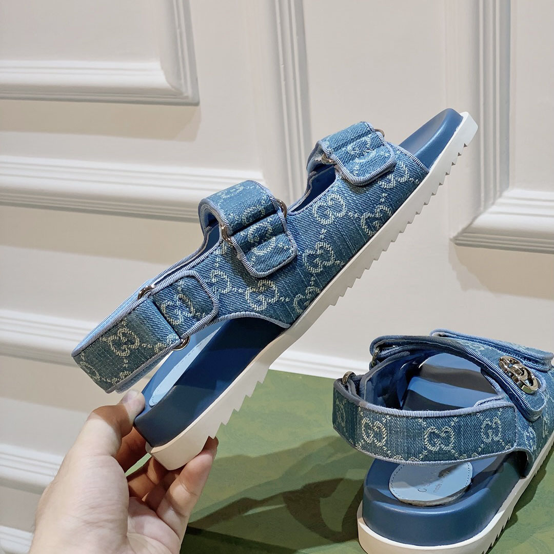 Gucci Women's Double G Sandal  - DesignerGu