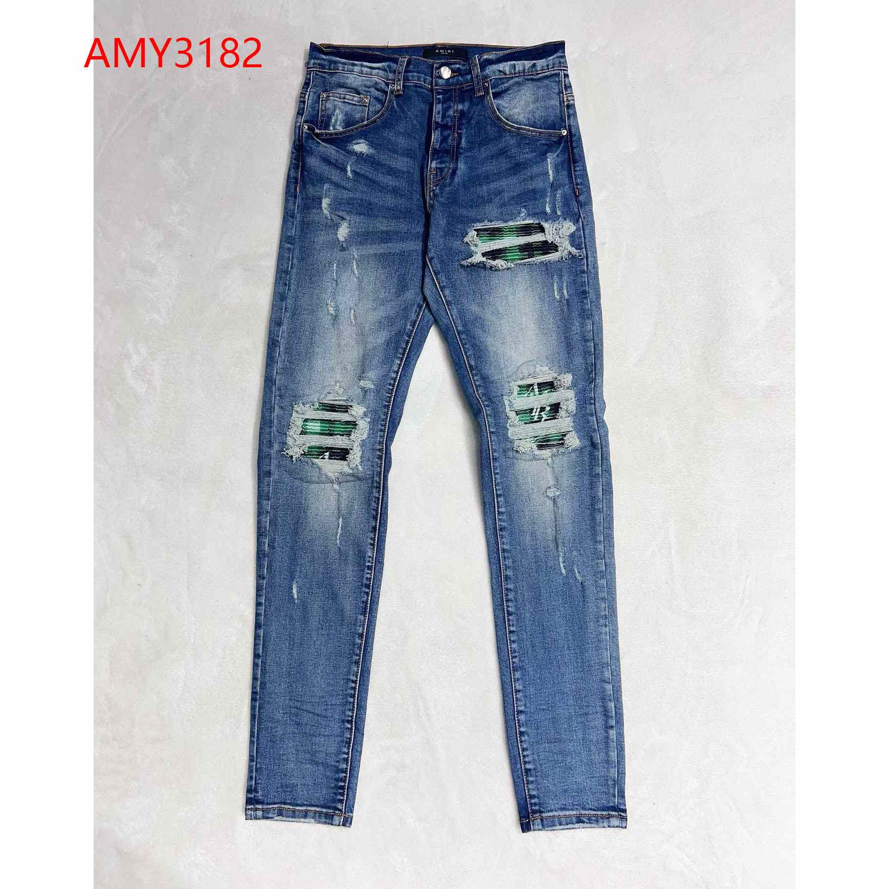 Amiri Slim-fit Jeans     AMY3182 - DesignerGu