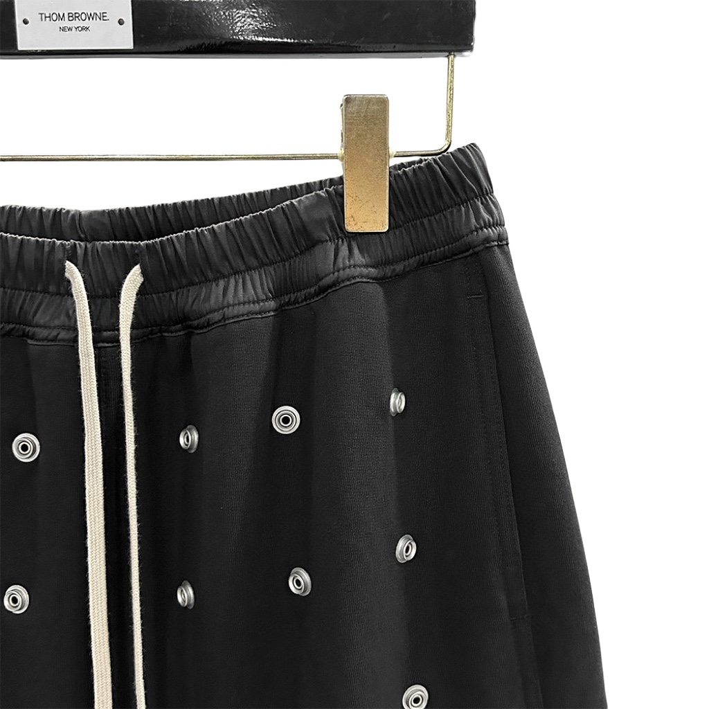 Rick Owens DRKSHDW Embellished Cotton Shorts - DesignerGu