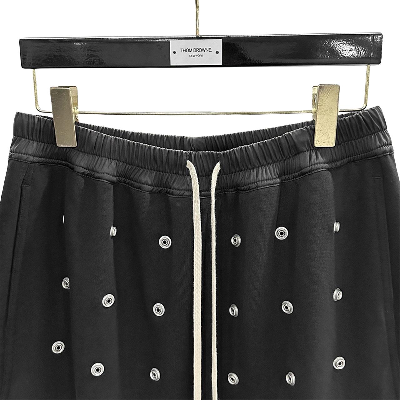 Rick Owens DRKSHDW Embellished Cotton Shorts - DesignerGu