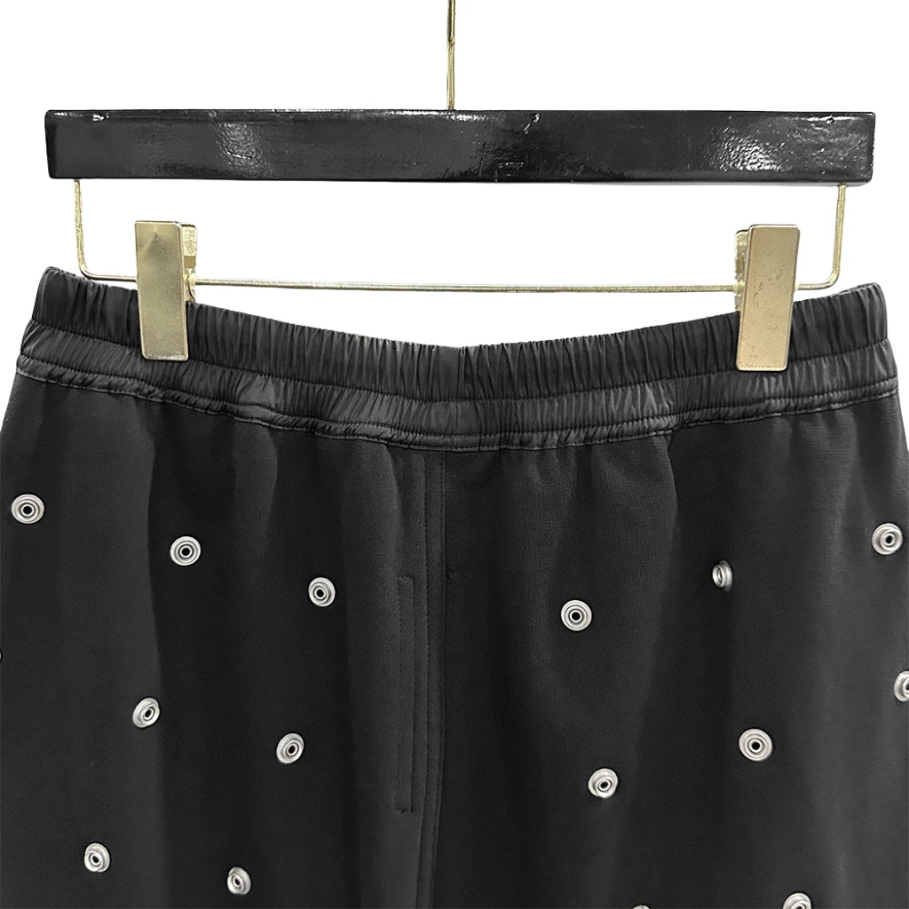 Rick Owens DRKSHDW Embellished Cotton Shorts - DesignerGu