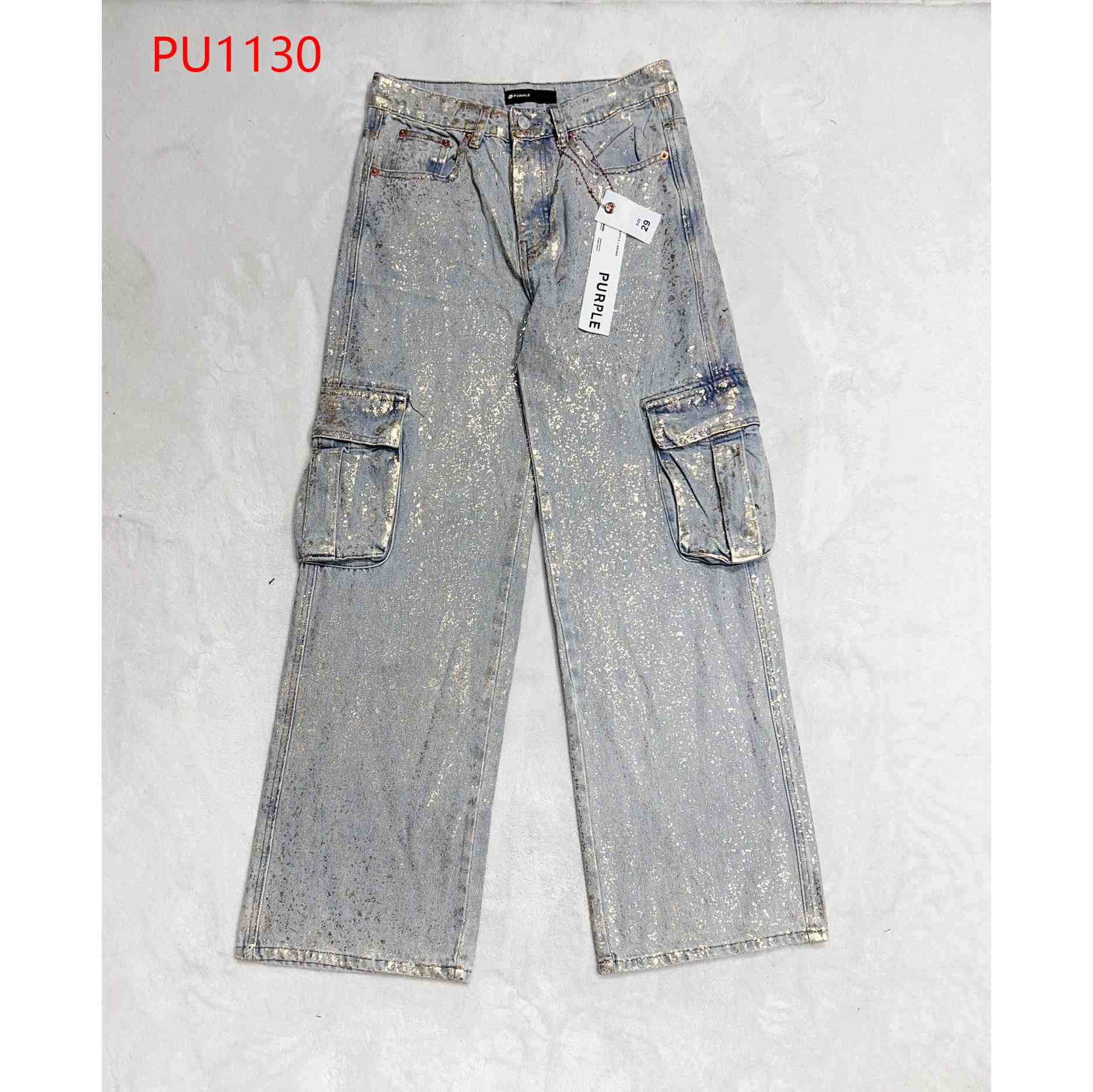 Purple-Brand Jeans   PU1130 - DesignerGu