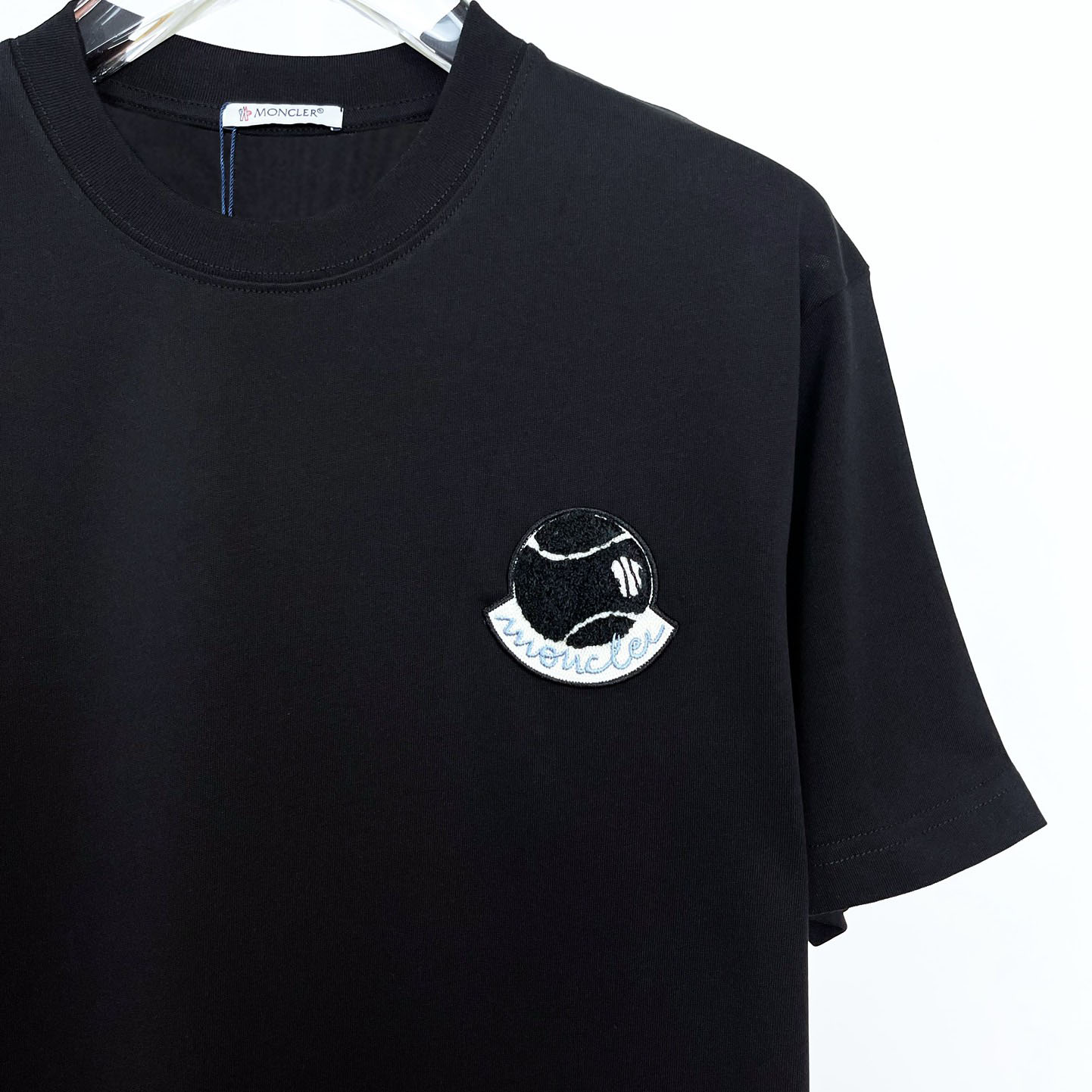 Moncler Tennis Logo Patch T-shirt - DesignerGu