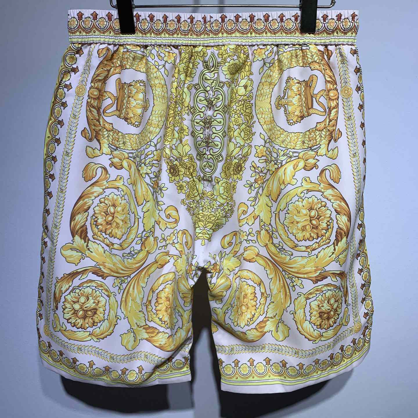 Versace Barocco Silk Shorts - DesignerGu