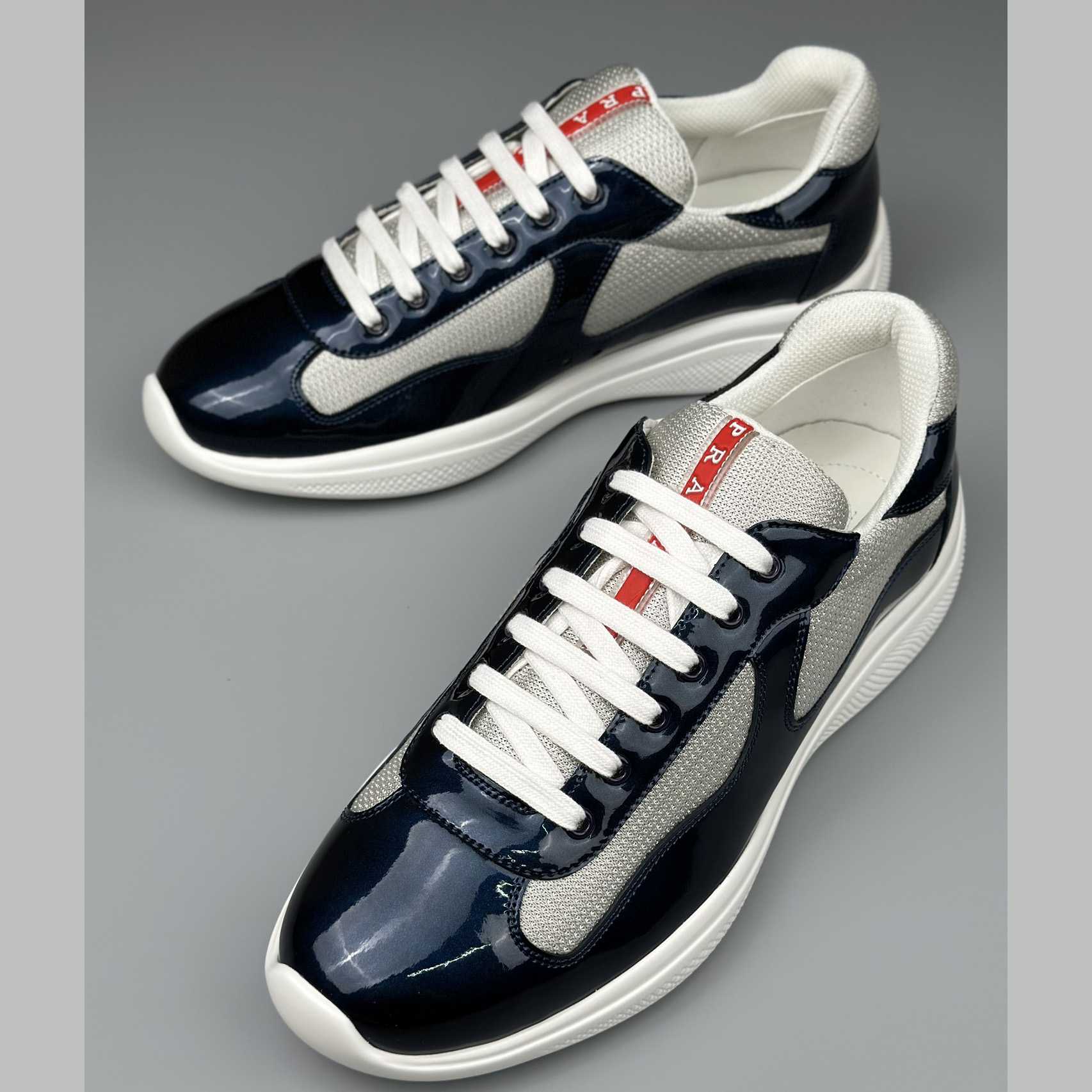 Prada America's Cup Biker Fabric Sneakers - DesignerGu