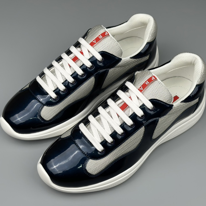 Prada America's Cup Biker Fabric Sneakers - DesignerGu