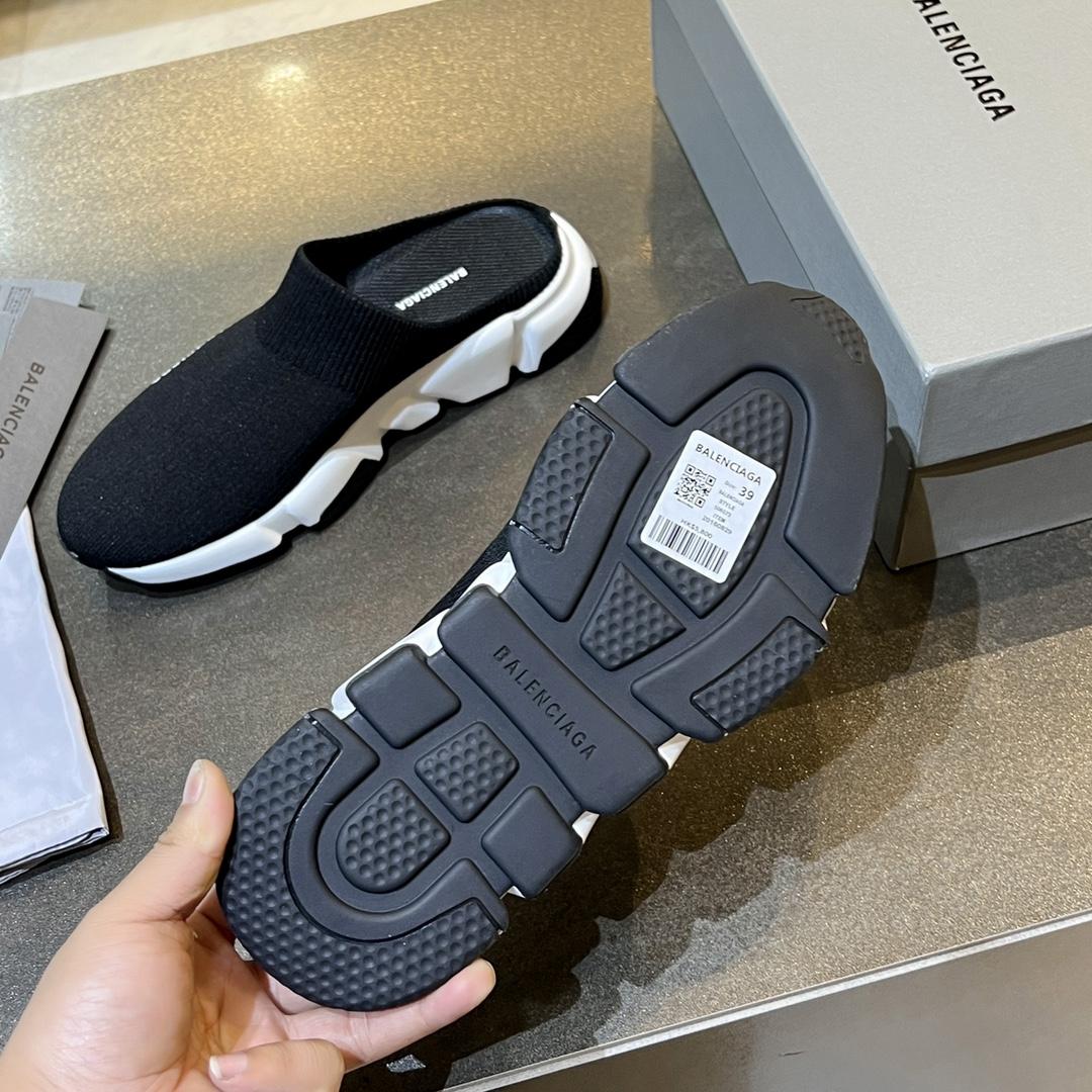 Balenciaga Speed Knitted Mule Sneakers - DesignerGu