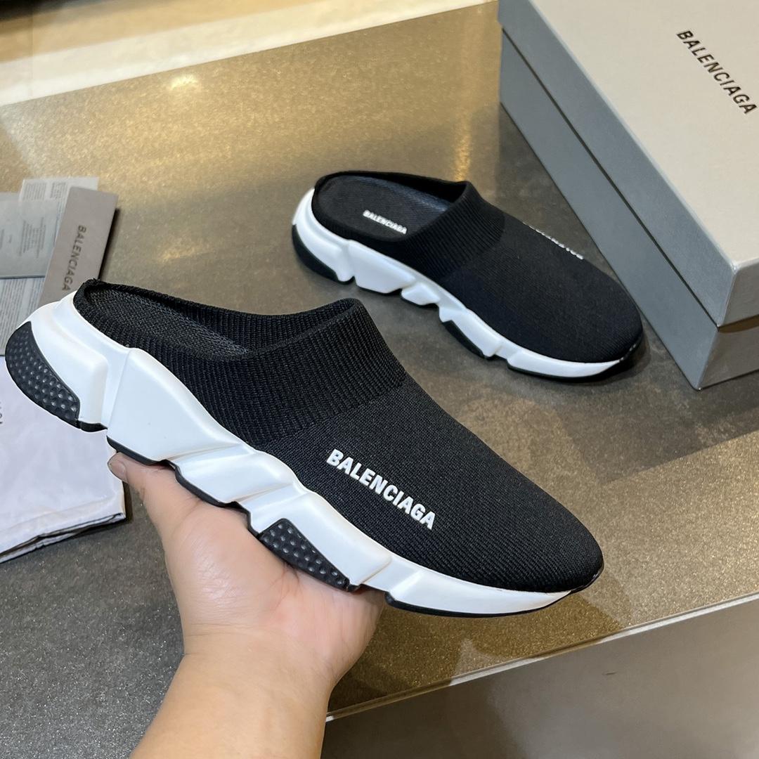 Balenciaga Speed Knitted Mule Sneakers - DesignerGu