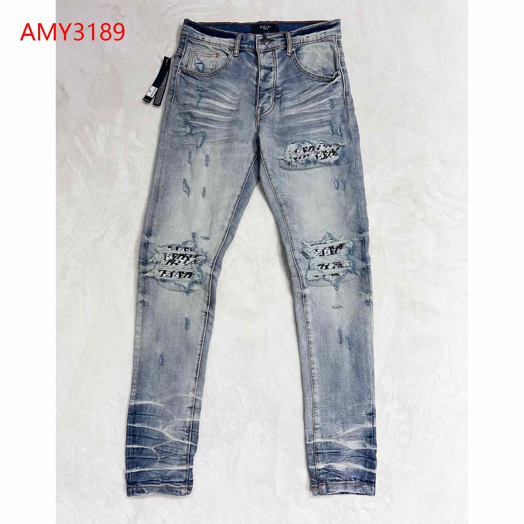 Amiri Slim-fit Jeans     AMY3189 - DesignerGu