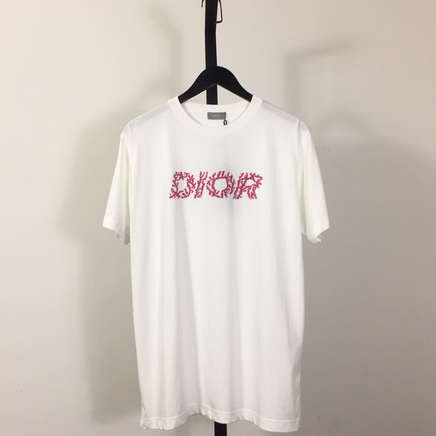 Dior Italic Coral Relaxed-Fit T-Shirt - DesignerGu