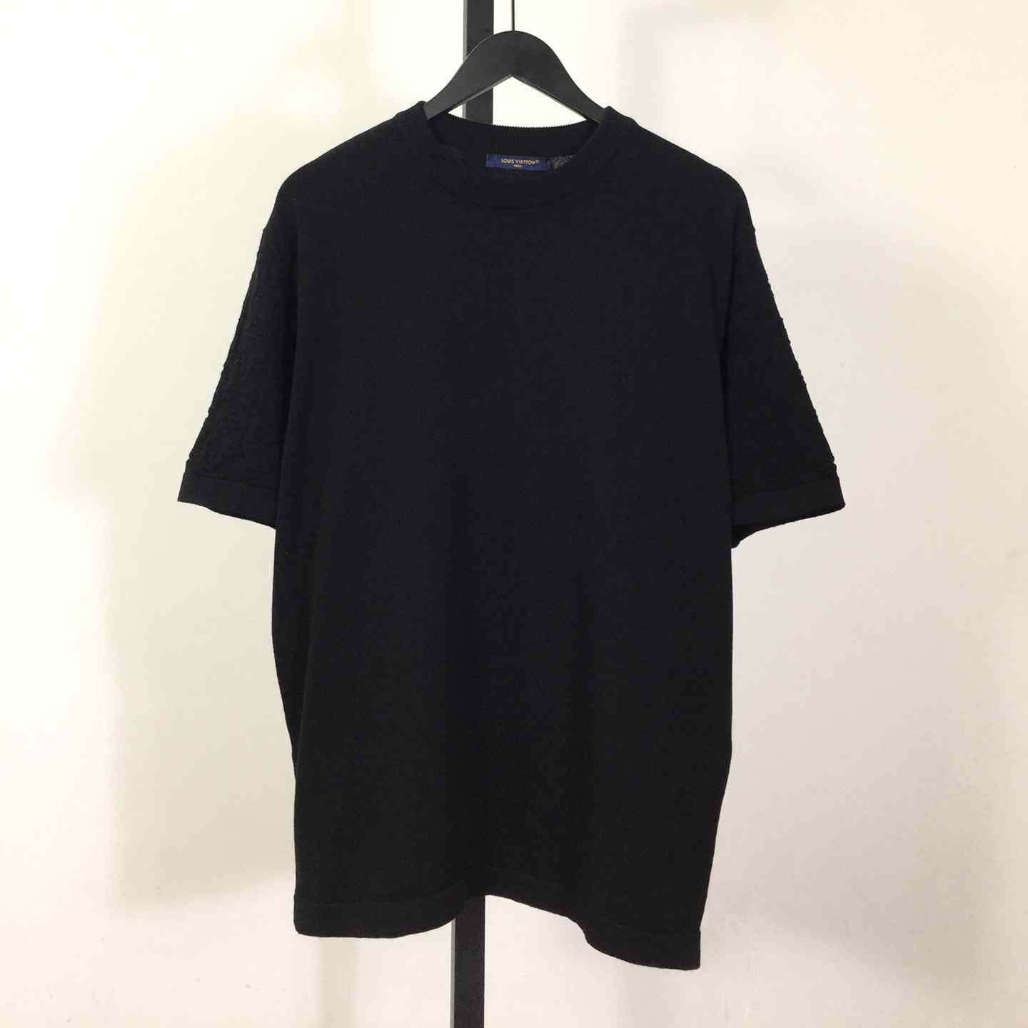 Louis Vuitton Short-Sleeved Signature Crewneck    - DesignerGu