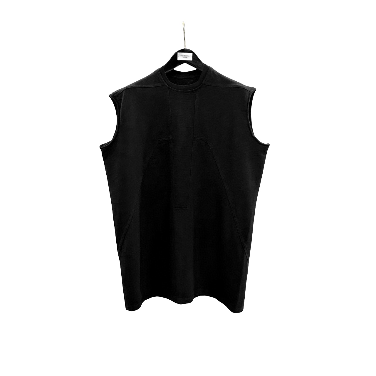 Rick Owens Panelled Cotton Tank Top - DesignerGu