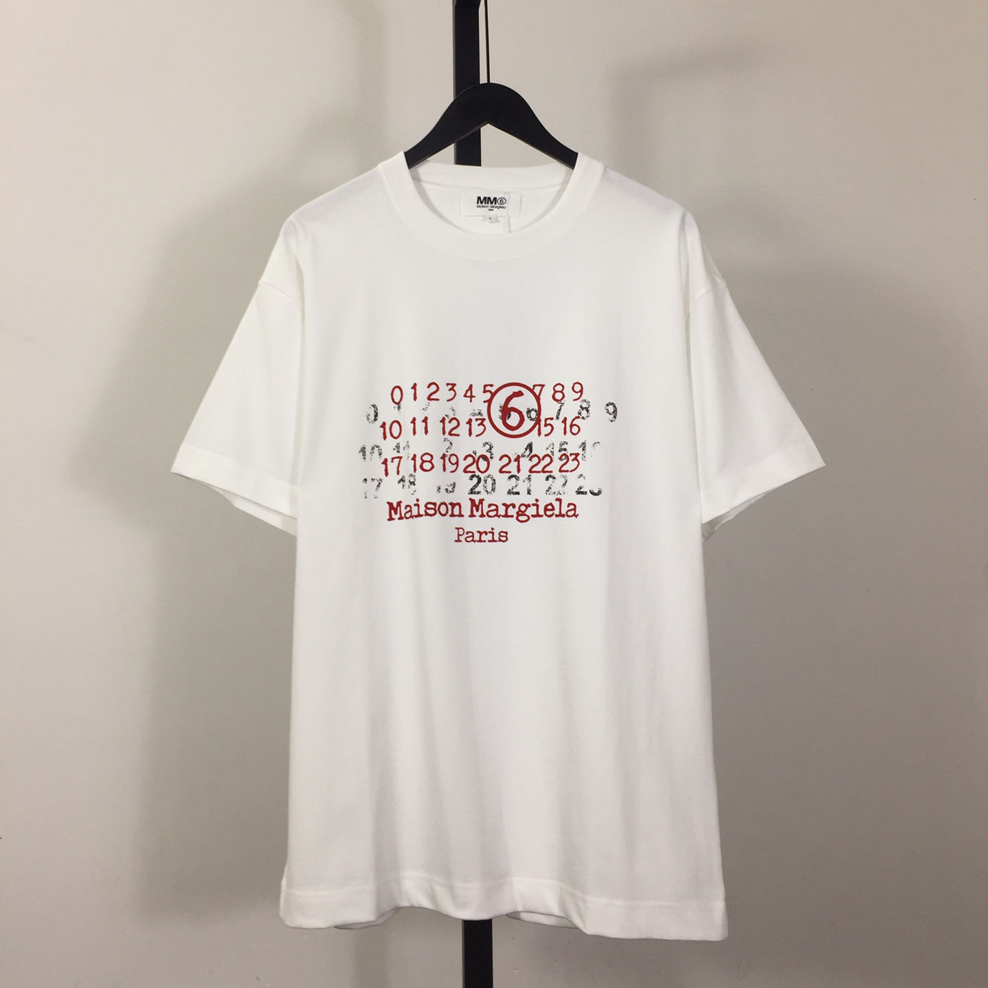 Maison Margiela Numbers-print Cotton T-shirt - DesignerGu