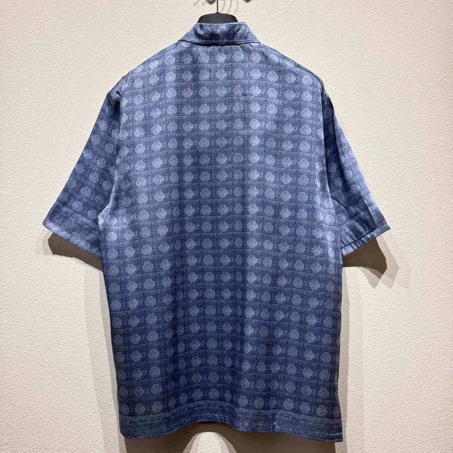 Dior Cannage Short-Sleeved Shirt - DesignerGu