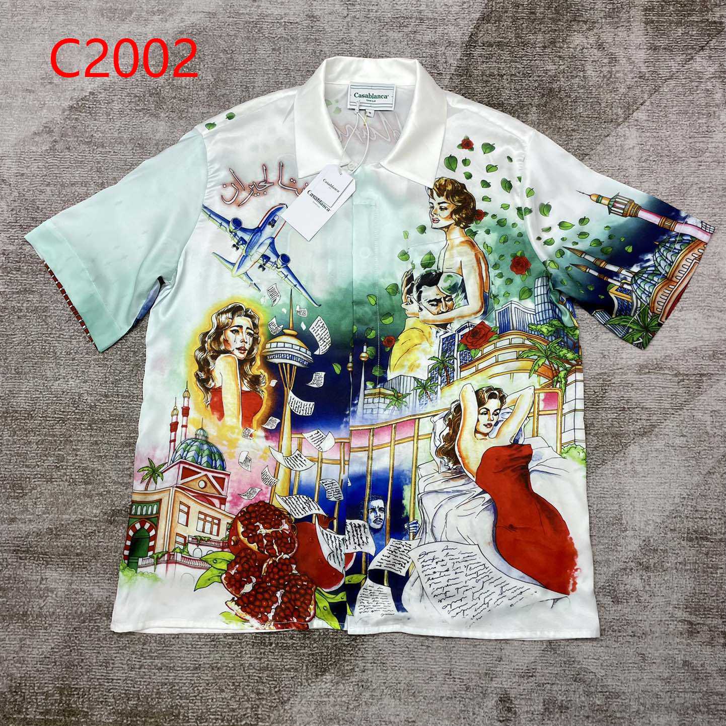 Casablanca La Liason Silk Shirt     C2002 - DesignerGu