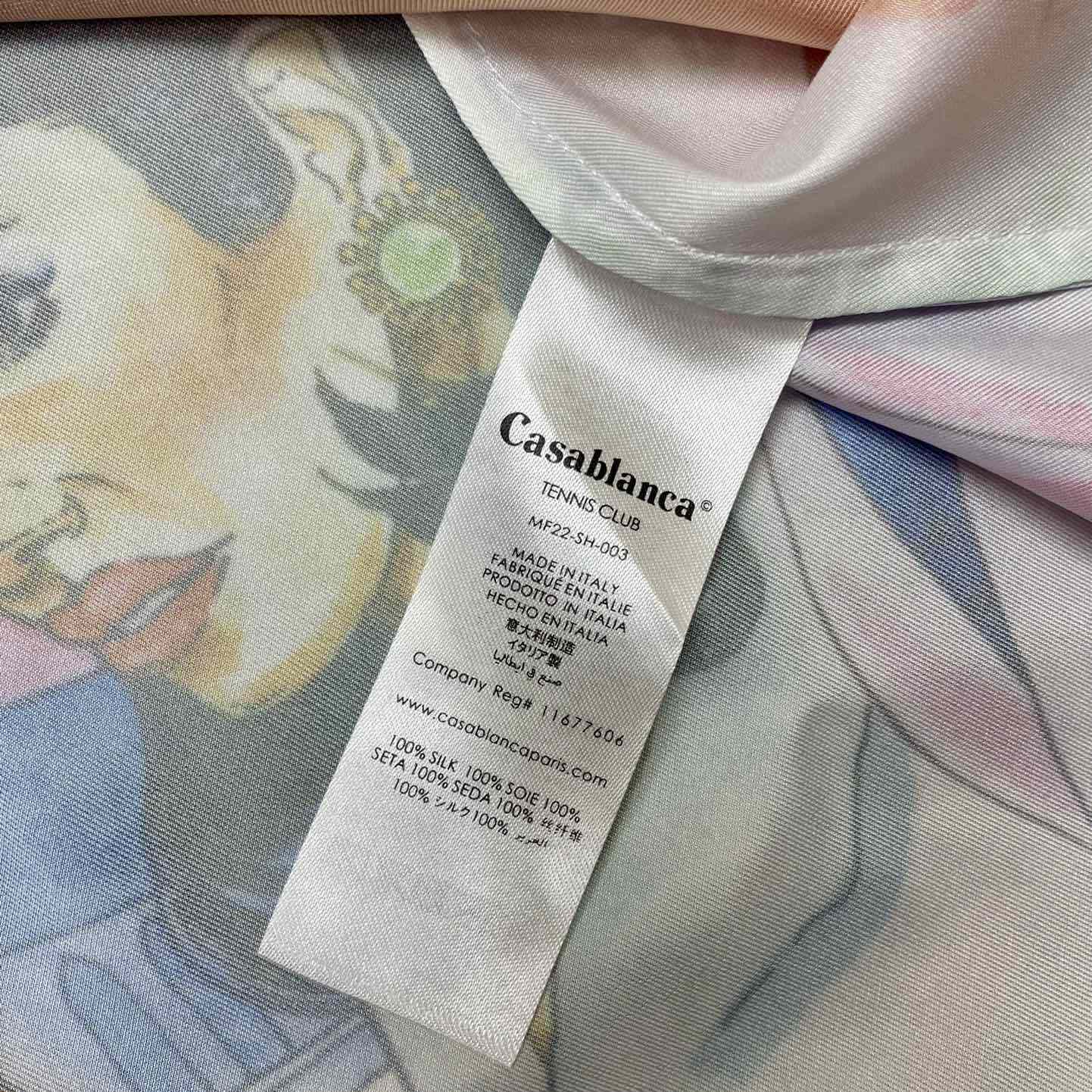 Casablanca La Liason Silk Shirt     C2002 - DesignerGu