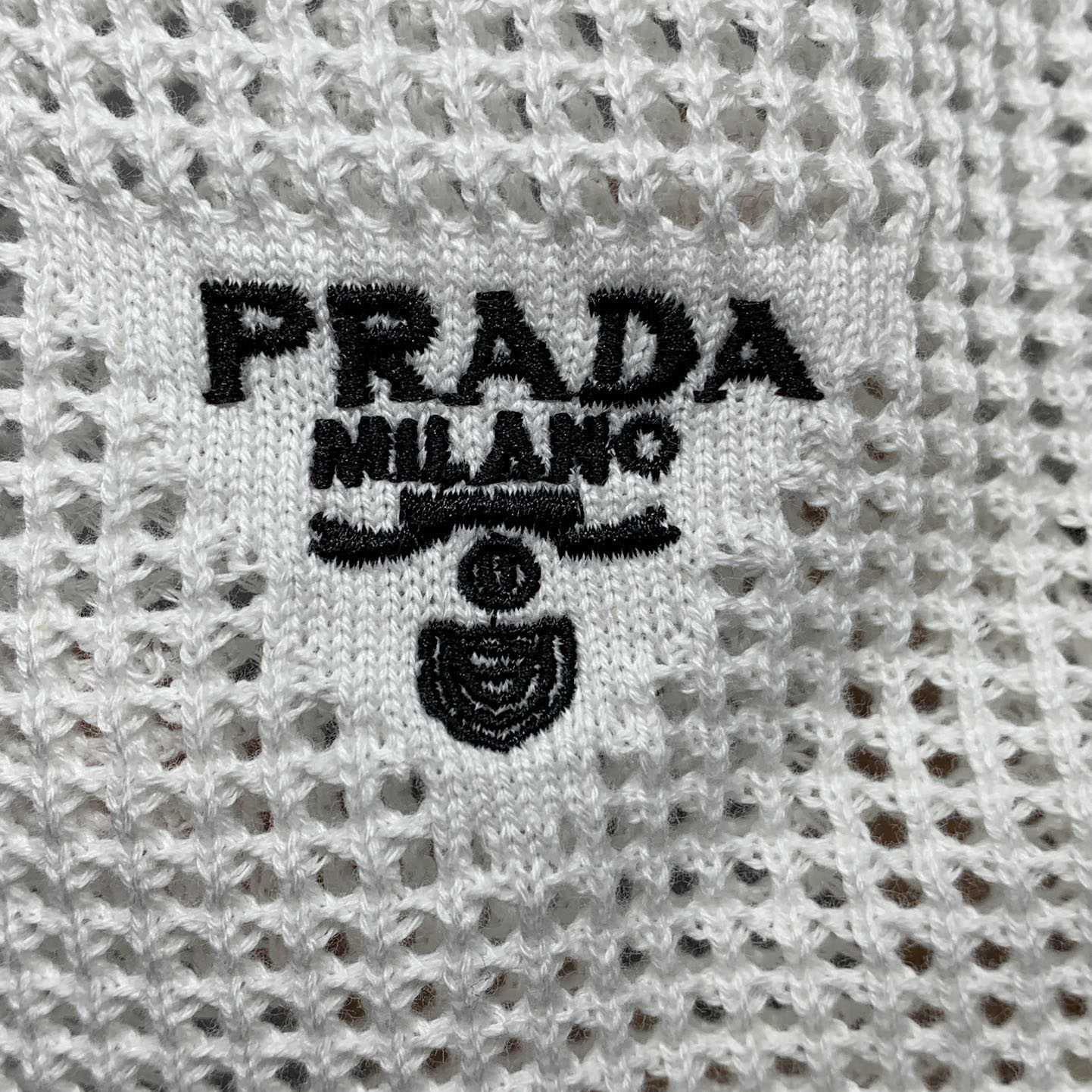 Prada Silk And Cotton Crew-neck Sweater - DesignerGu