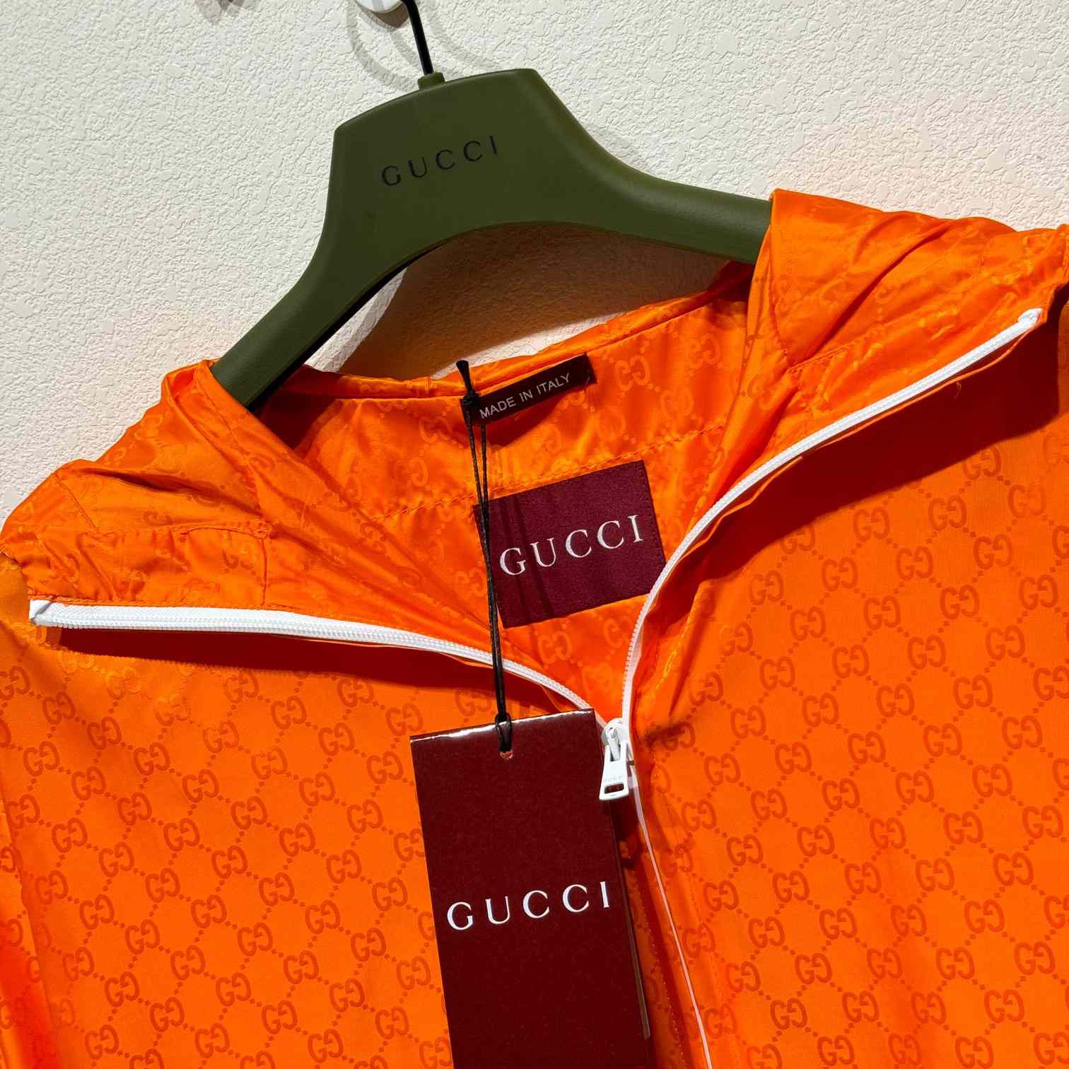 Gucci GG Print Silk Jacket - DesignerGu