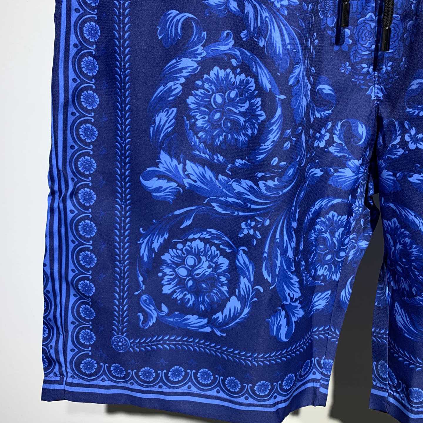 Versace Barocco Silk Shorts - DesignerGu