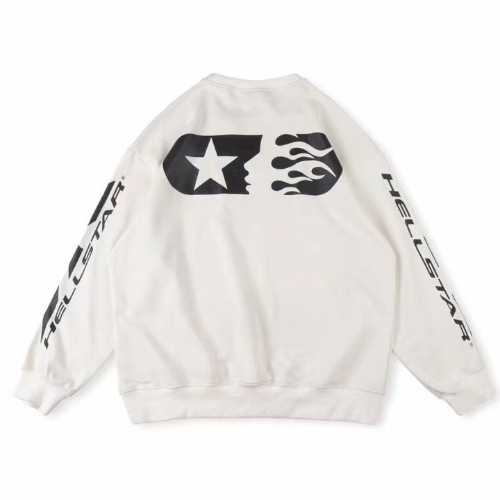 Hellstar Sports Crewneck White - DesignerGu