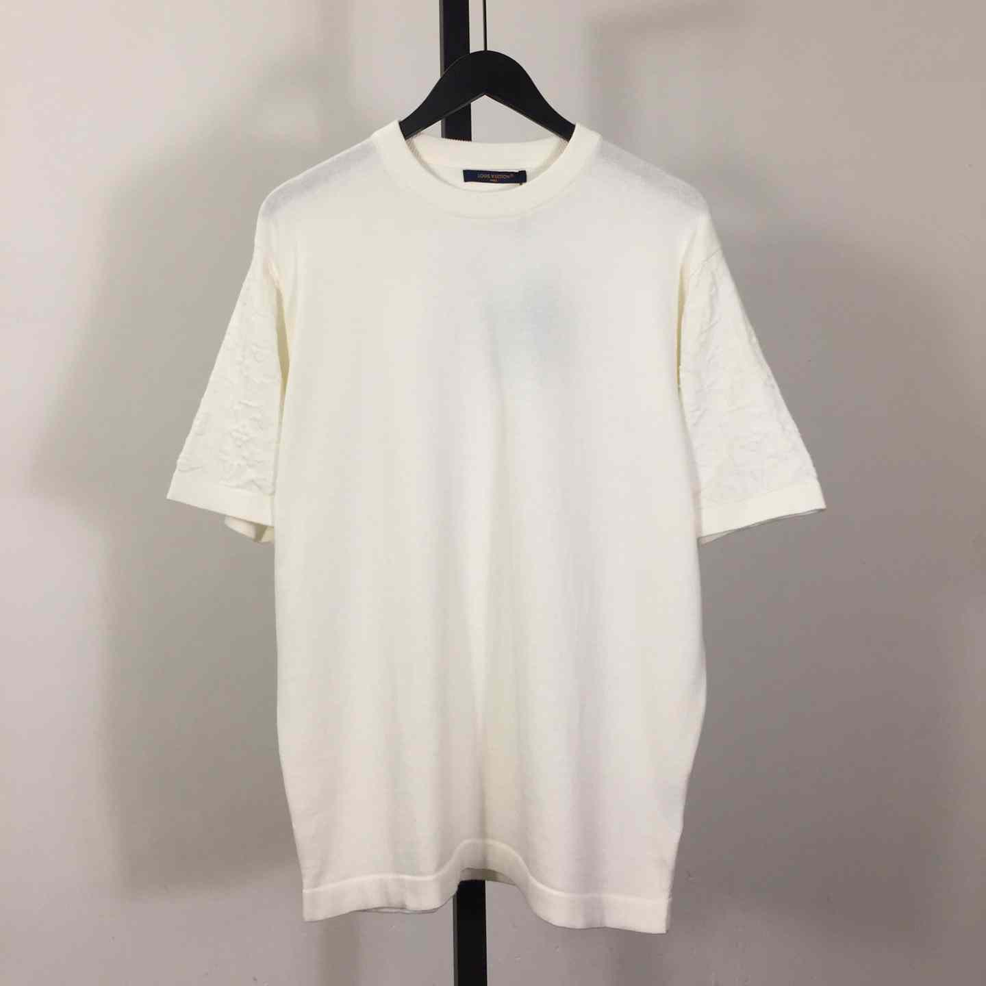 Louis Vuitton Short-Sleeved Signature Crewneck    - DesignerGu