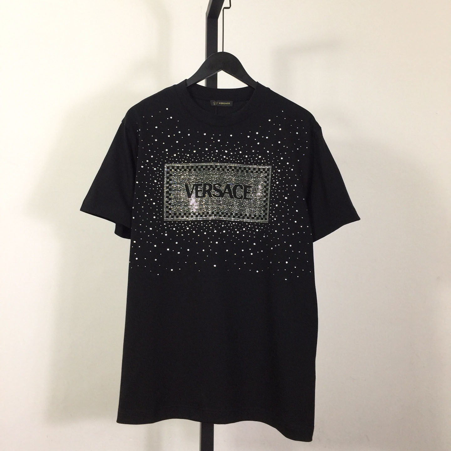 Versace Men's Crystal Box Logo T-Shirt - DesignerGu