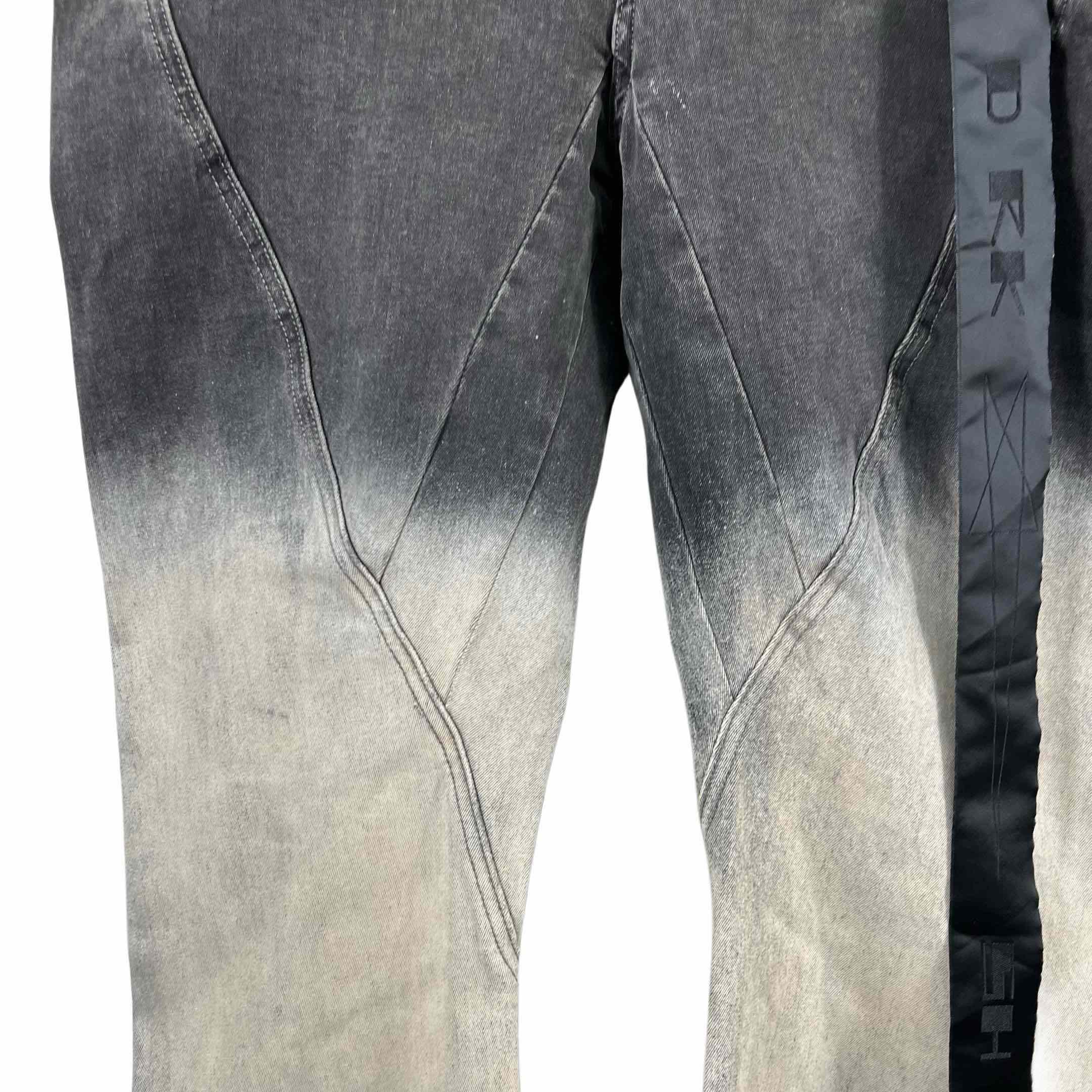 Rick Owens Gradient-effect Flared Jeans - DesignerGu