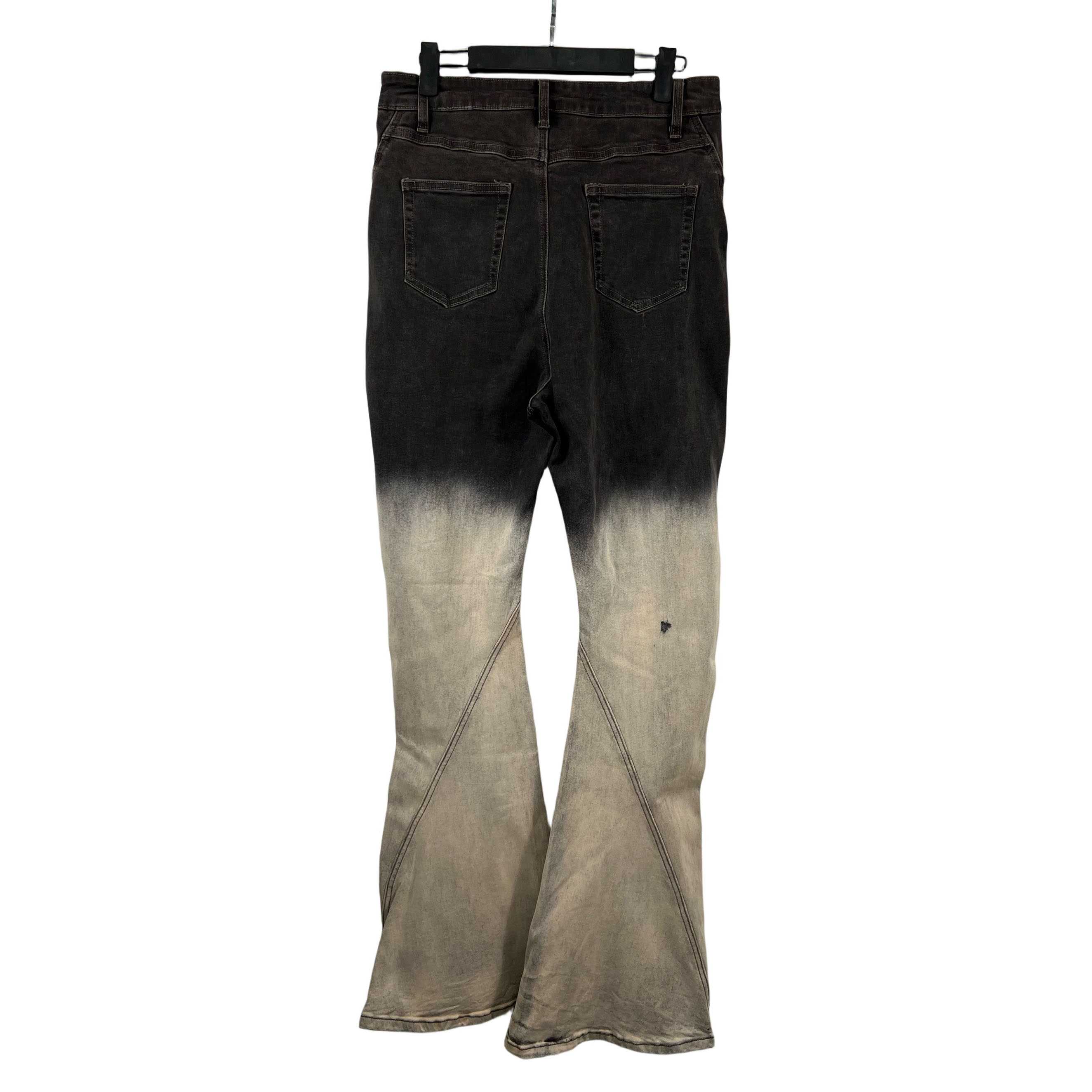 Rick Owens Gradient-effect Flared Jeans - DesignerGu