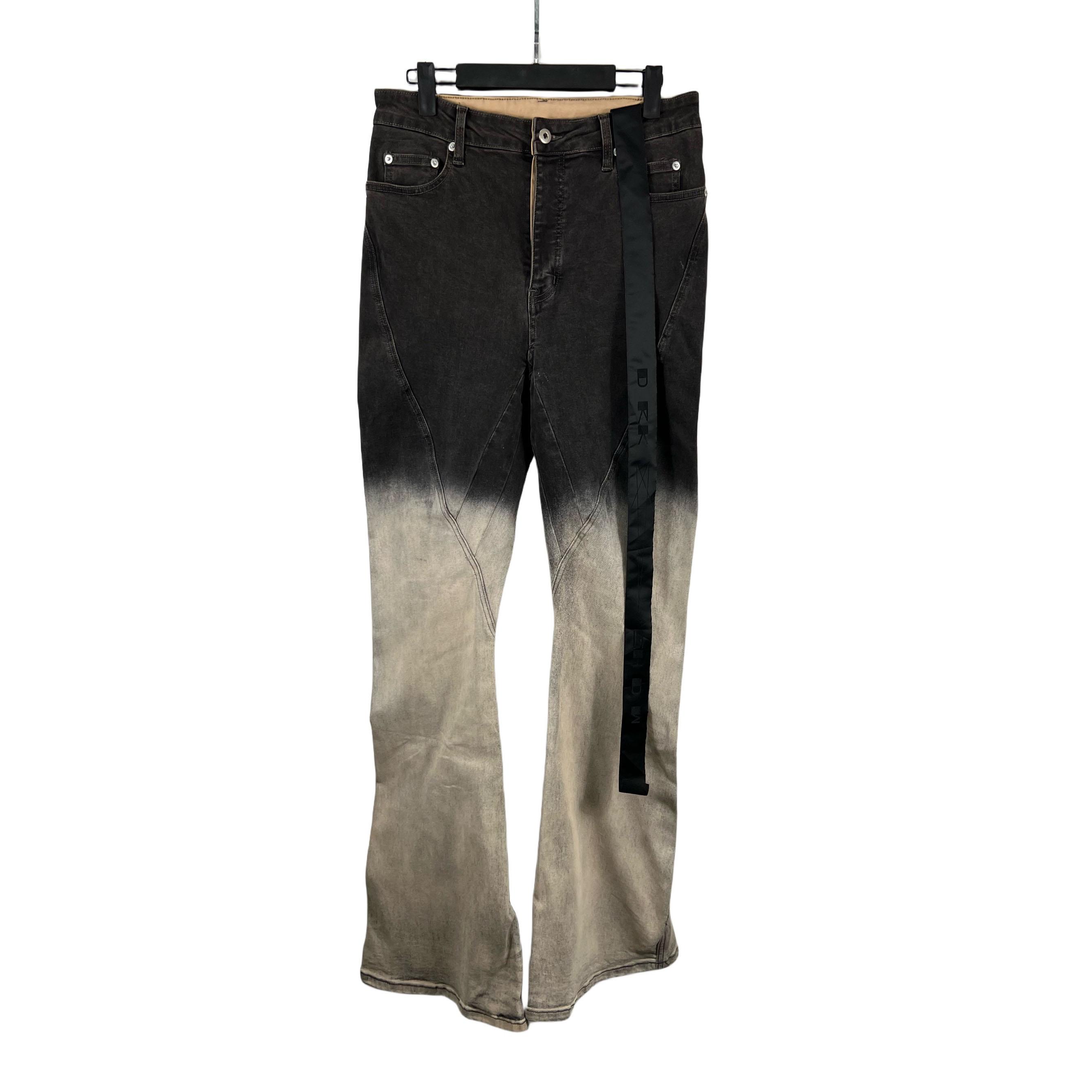 Rick Owens Gradient-effect Flared Jeans - DesignerGu