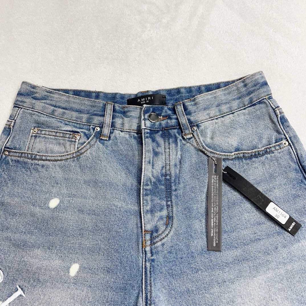 Amiri Slim-fit Denim Shorts  AM1164 - DesignerGu