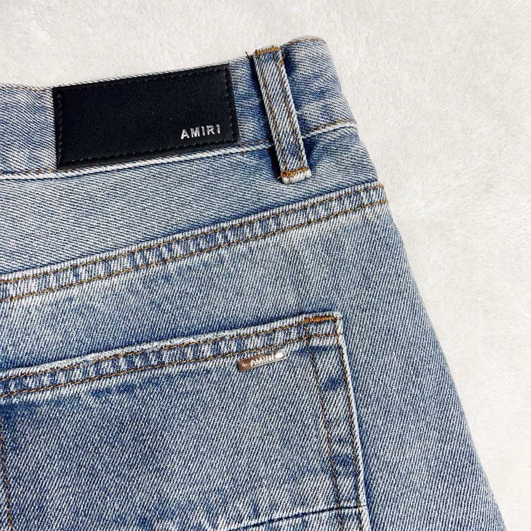 Amiri Slim-fit Denim Shorts  AM1164 - DesignerGu