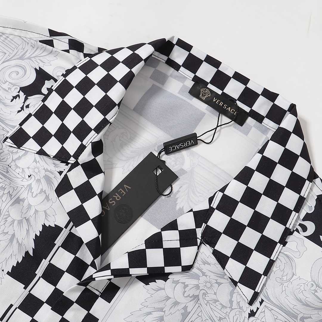 Versace Medusa Contrasto Silk Shirt - DesignerGu