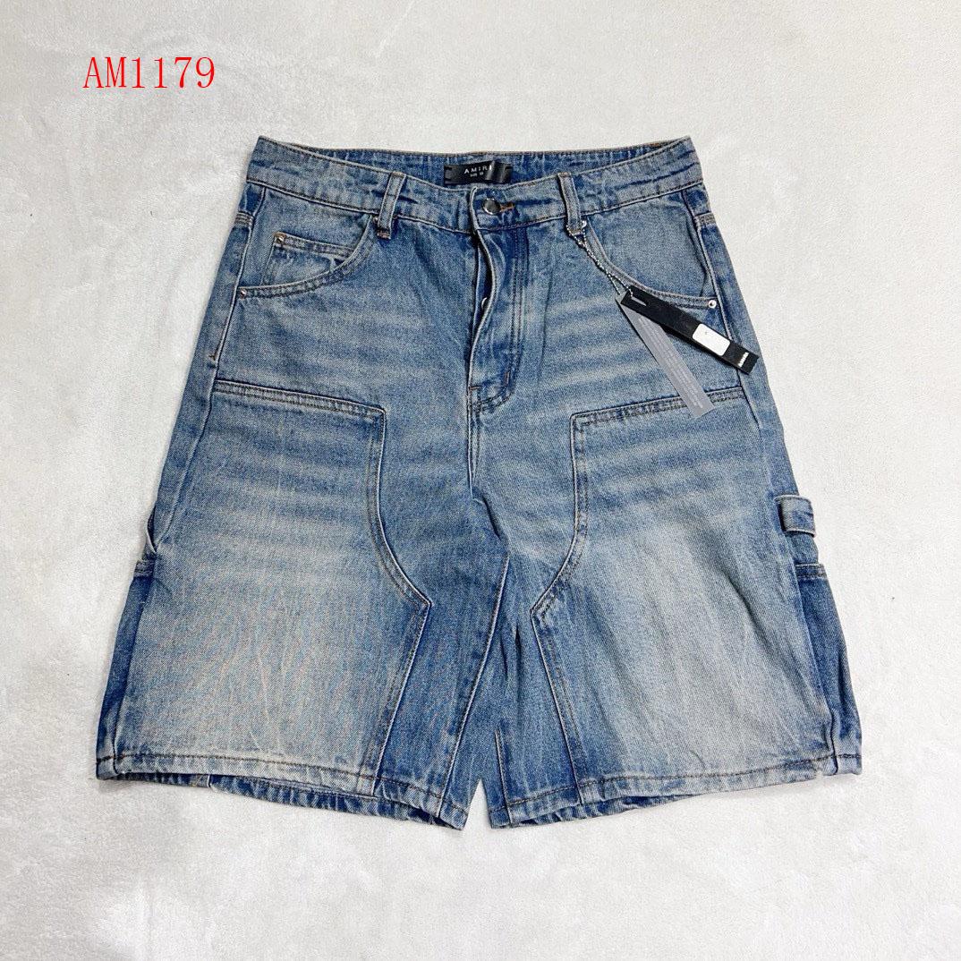 Amiri Slim-fit Denim Shorts  AM1179 - DesignerGu