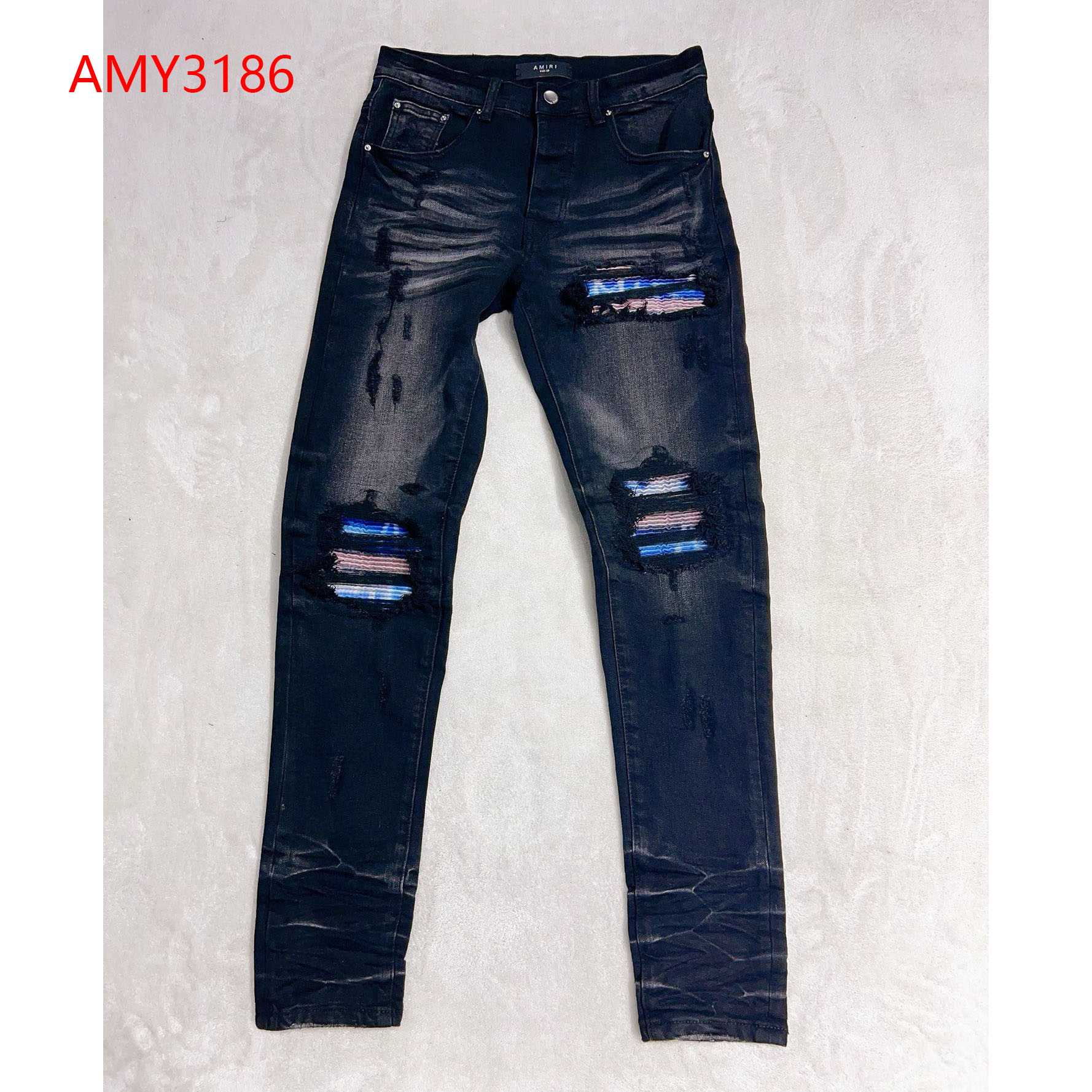 Amiri Slim-fit Jeans     AMY3186 - DesignerGu