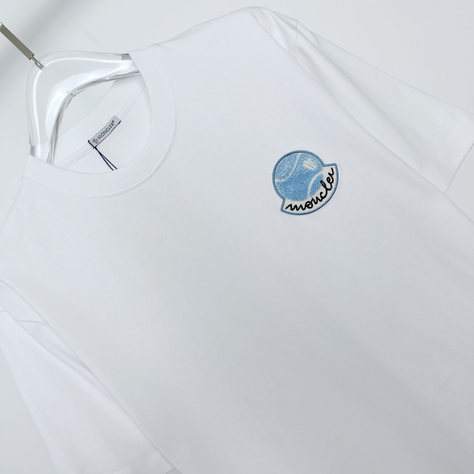 Moncler Tennis Logo Patch T-shirt - DesignerGu